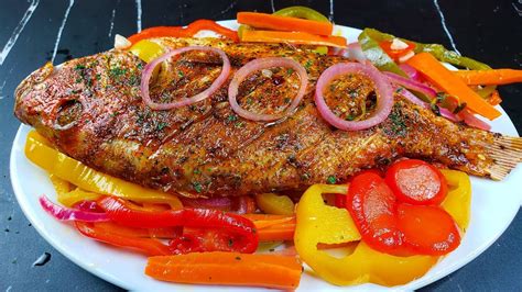 Tasty Escovitch Style Oven Grilled Red Snapper Recipe Don T Fry Fish