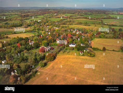 Waterford Virginia Usa Aerial Of Historic Hamlet Of Waterford