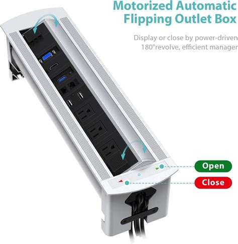 Webang Motorized Automatic Recessed Connectivity Box Outlet For