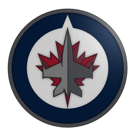 Winnipeg Jets Logo By Sillygoose Download Free Stl Model