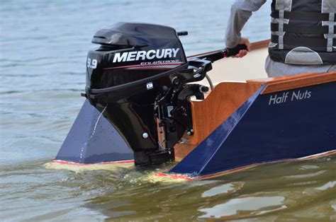 The Transom Extensions Flank The Motor Supporting Its Otherwise