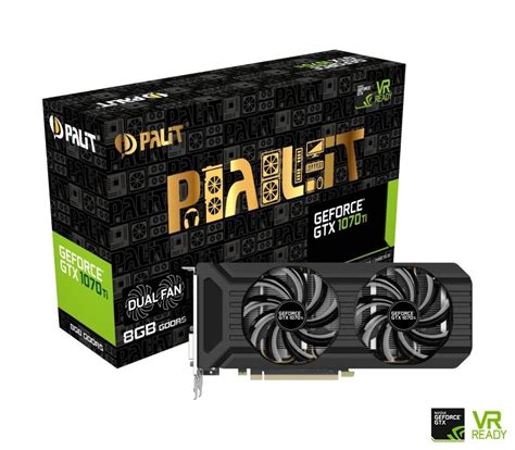 Palit GeForce GTX 1070 Ti Dual NE5107T015P2-1043D 8GB GDDR5 256-bit PCI ...