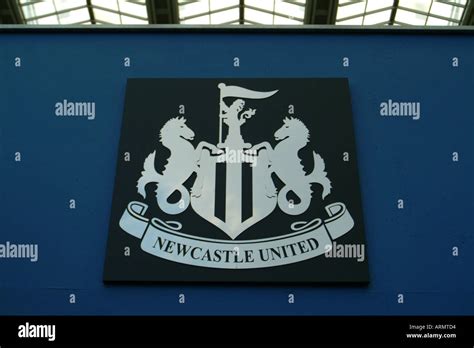 Newcastle United Crest Stock Photo Alamy