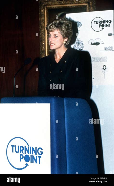 Live News Hrh Princess Diana London England Speech Photo Image