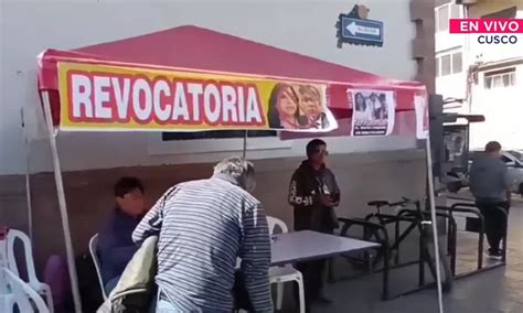 Cusco Recolectan Firmas Para Revocar Al Gobernador Werner Salcedo