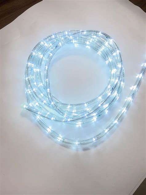 Mangueira De Led Cristal De 30 Leds Por Metro 12 Milimetros Led Branco