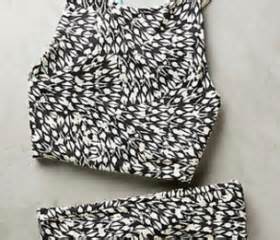 Halter Neck White Leaf Two Piece Bikini On Luulla