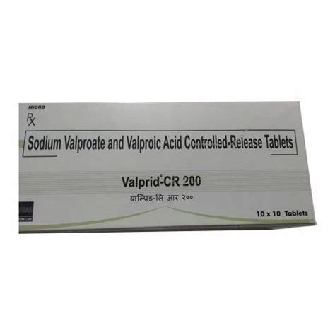 sodium valproate  valproic controlled release tablets packaging