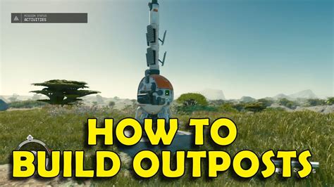 Starfield How To Build Outpost Home Sweet Home Achievement Guide Youtube