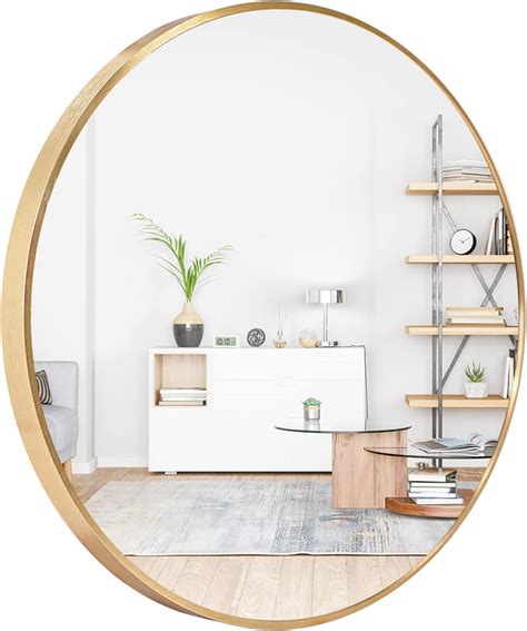 Amazon TANGGU Round Mirror Wall Mounted Large Circle Mirrors For