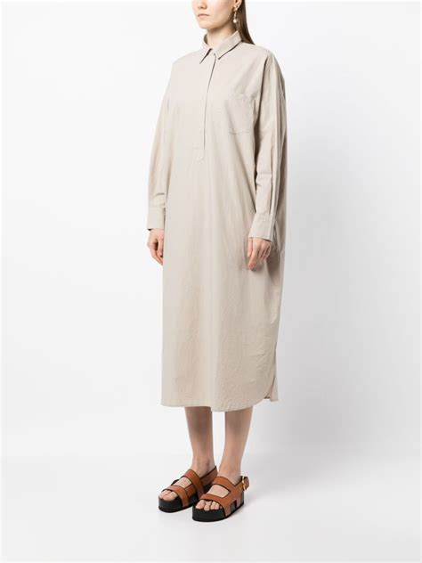 Skall Studio Edgar Mid Length Shirtdress In Nude ModeSens