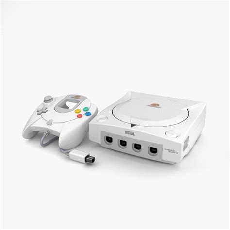 Modelo 3d Dreamcast De Sega Turbosquid 1400826