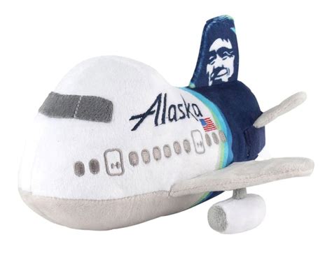 Alaska Airlines Airplane Plush Toy