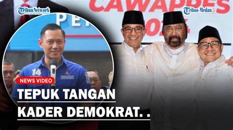 AHY Ucapkan Selamat Ke Anies Baswedan Dan Cak Imin Tribun Medan