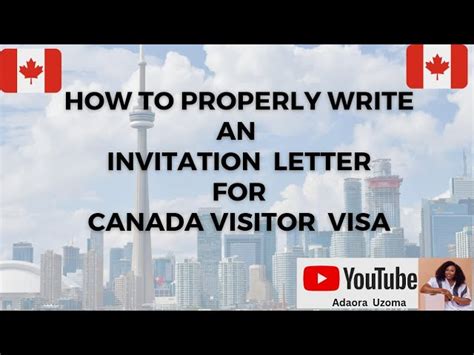 Canada Visitor Visa Invitation Letter Sle For Pport Infoupdate Org