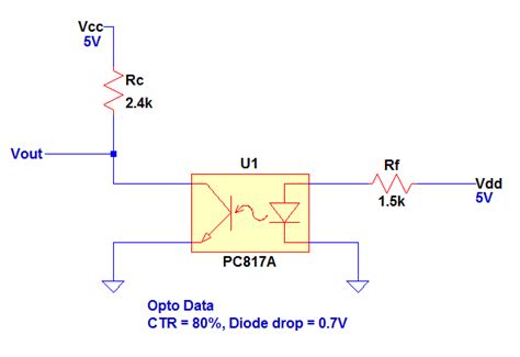 Optocoupler Circuit Design And Detailed Analysis Electronicsbeliever