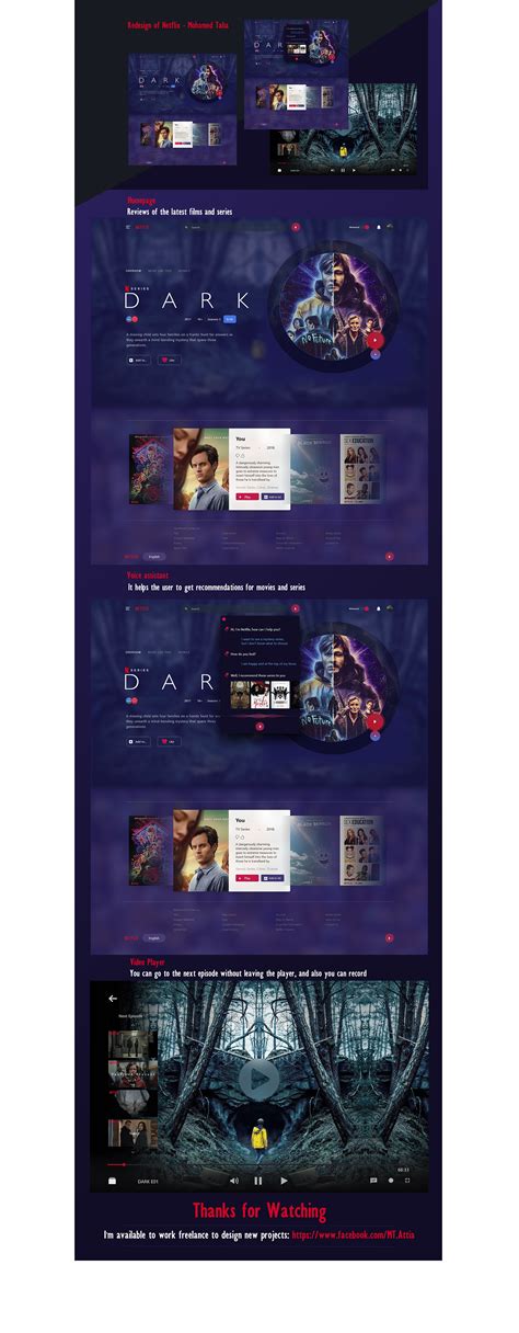 Netflix Redesign Behance