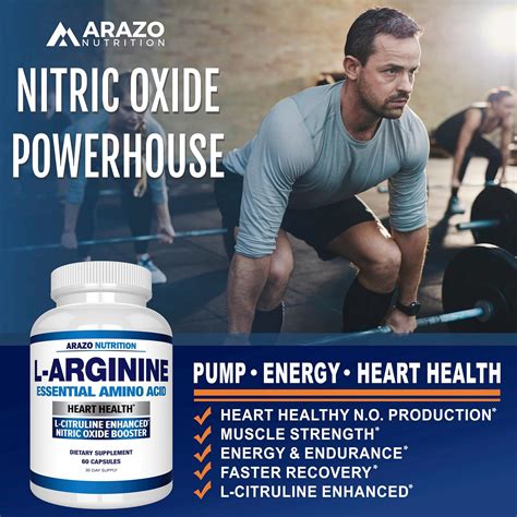 Premium L Arginina 1340 mg de óxido nítrico Booster con L citrulina y