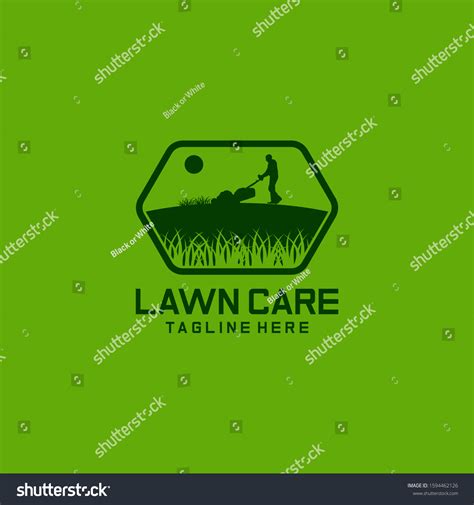 Lawn Care Service Logo Design Vector Stock Vector Royalty Free 1594462126