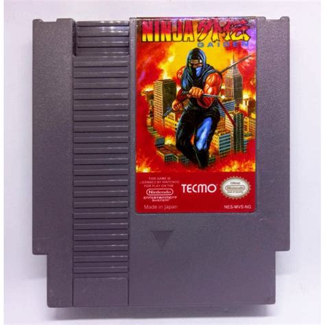 ninja Gaiden em português Nes 8 bits original reprogramado Shopee Brasil