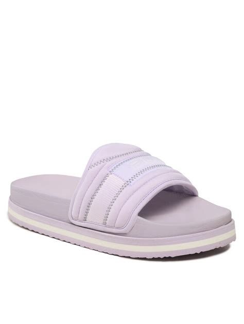 Fila Klapki Morro Bay Zeppa Lounge Slipper Wmn Ffw Fioletowy