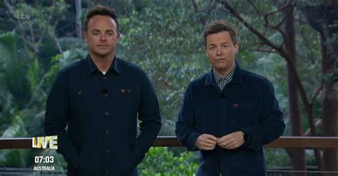 Itv I M A Celebrity Viewers Complain Over Ant And Dec S Joke Of An