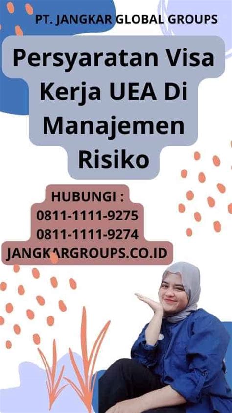 Visa Kerja Uea Di Manajemen Risiko Jangkar Global Groups