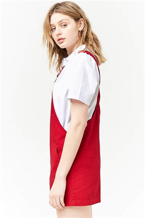 Chaima Tanal [download 42 ] Forever 21 Red Overall Dress