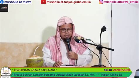 Kemurnian Agama Para Nabi Ustadz Mizan Qudsiah Lc Ma Youtube