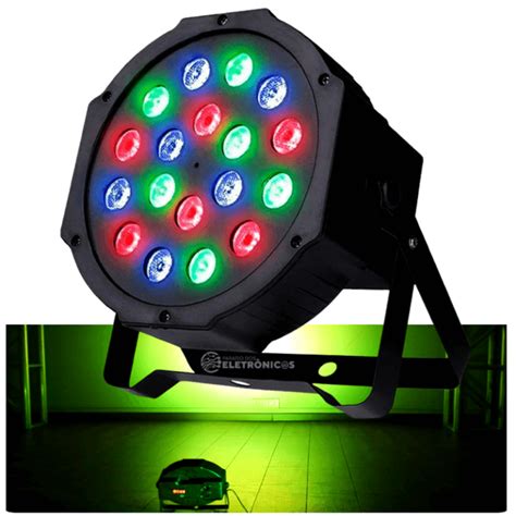 Canh O Refletor Rgb Jogo De Luz Led Strobo Ilumina O Para Festa