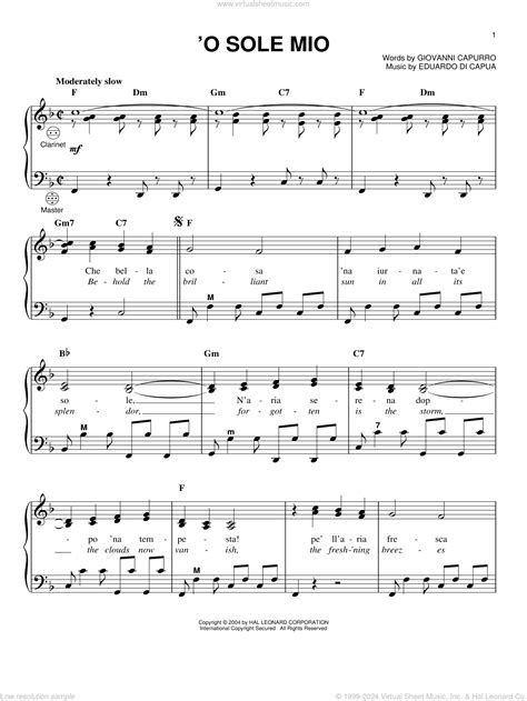 O Sole Mio Sheet Music For Accordion Pdf Interactive