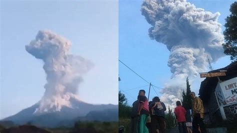 Dampak Erupsi Gunung Merapi 3 Maret 2020, Mriyan Boyolali Hujan Pasir, Cangkringan Sepi ...