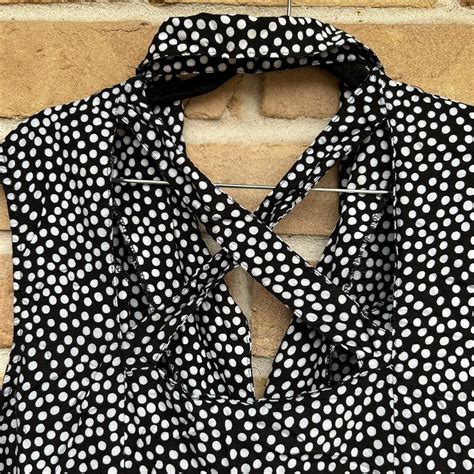 1990s Elaine From Seinfeld Vintage Dress- Polka Dot - Gem