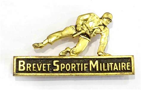 Brevet Sportif Militaire Dor Drago D Pos Pontets