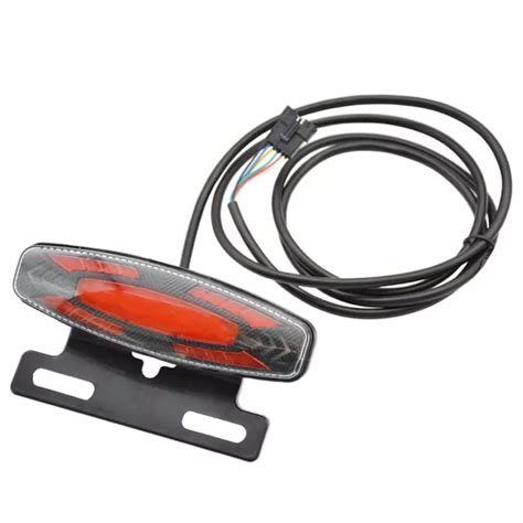 36V 48V ELEKTROFAHRRAD RÜCKLICHT Blinker E Bike Gepäckträger Lampe NEU