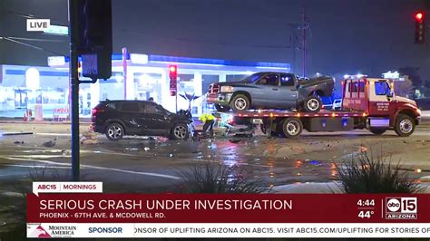 Serious Crash Shuts Down 67th Avenue And Mcdowell Road