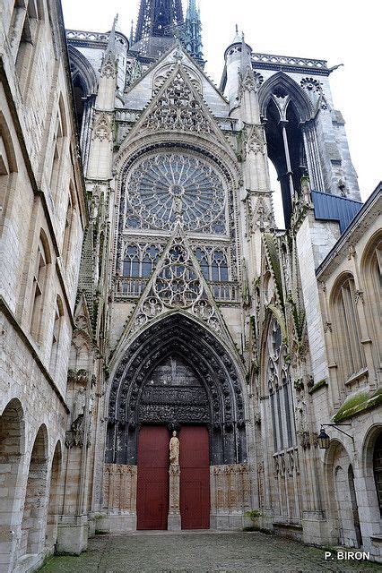 Cathédrale Notre Dame de Rouen Portail et Cour des Libraires Gothic