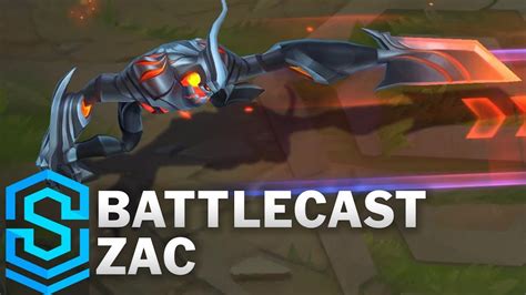 Battlecast Zac Skin Spotlight - League of Legends - YouTube