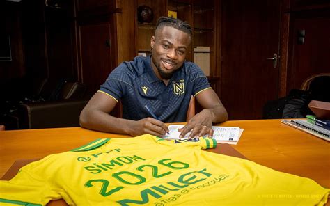 Moses Simon Signs New Contract With Fc Nantes Score Nigeria