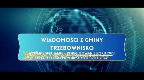 Wydanie specjalne 01 01 2024 Wiadomości z gminy Trzebownisko Bilans