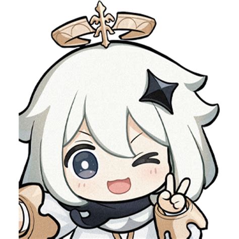 Sticker Maker Genshin Paimon