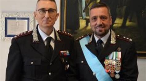 Il Tenente Colonnello Salvatore Leone Saluta Il Comando Dei Carabinieri