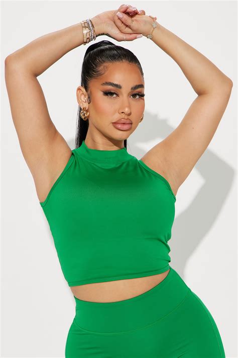 Playing Doubles Elevate Active Top - Kelly Green | Fashion Nova