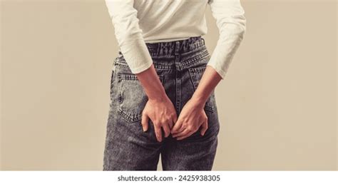 Hemorrhoids Woman Suffering Hemorrhoids Anal Pain Stock Photo Shutterstock