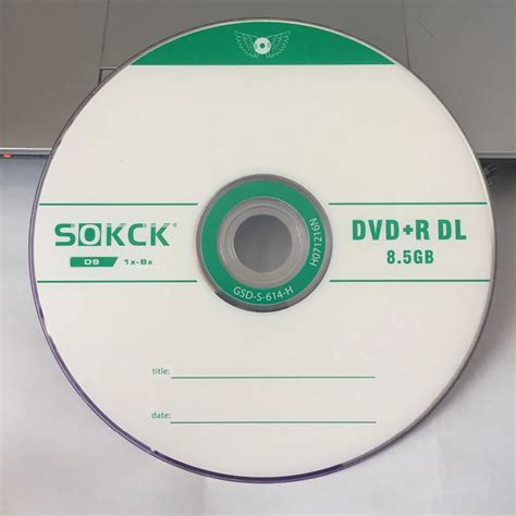 Wholesale 50 discs 8.5 GB Grade A Blank Printed D9 DVD+R DL Disc-in Blank Record & Tape from ...