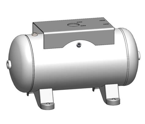 Gallon Psi Horizontal Air Tank With Feet Top Plate By Morganton