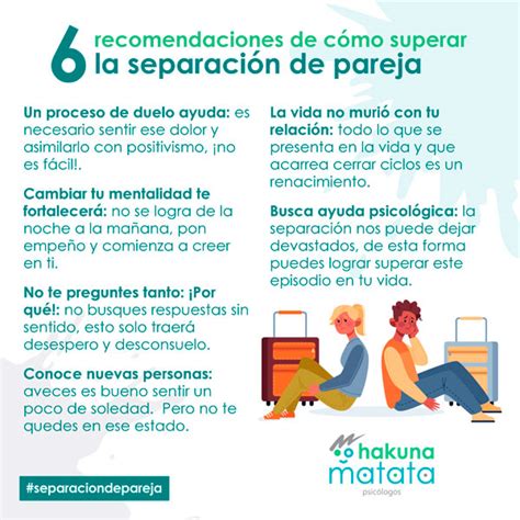 Separación de pareja Cómo se puede superar recomendaciones