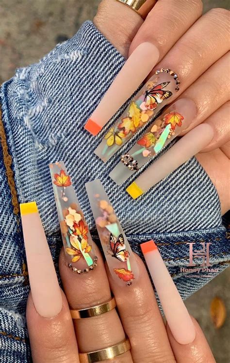 22 Trendy Fall Nail Design Ideas Pretty Autumn Nails