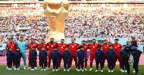 Iranian Football Team Players Refused To Sing Their National Anthem At Fifa World Cup In Qatar