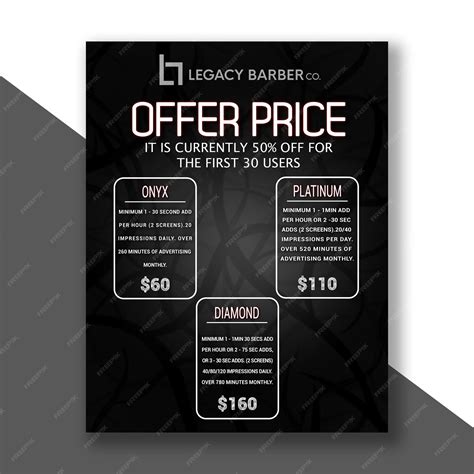 Premium PSD | Free vector discount mega brochure
